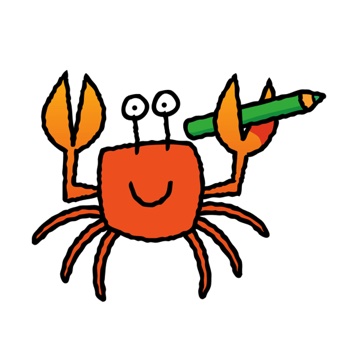 crab artist for children book